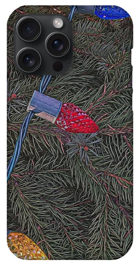 Christmas Lights On The Tree - Phone Case