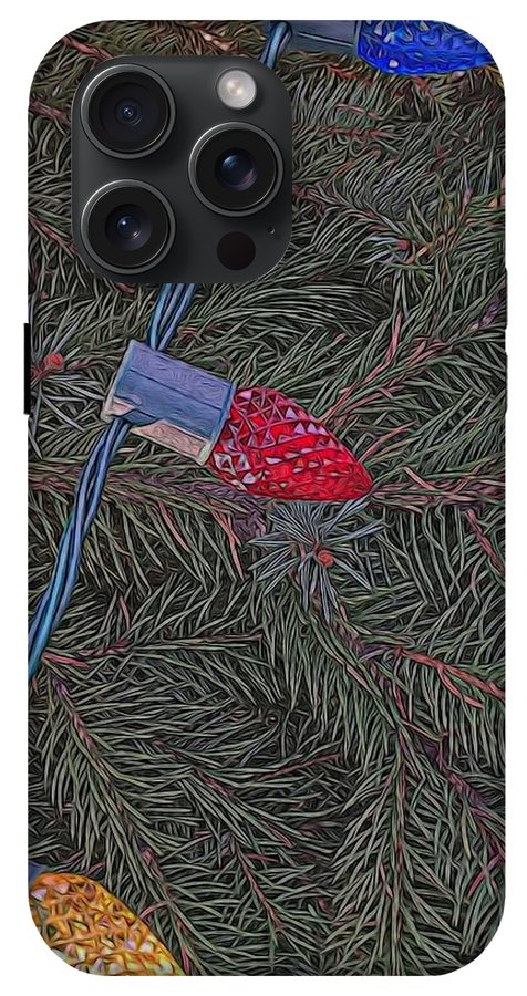 Christmas Lights On The Tree - Phone Case