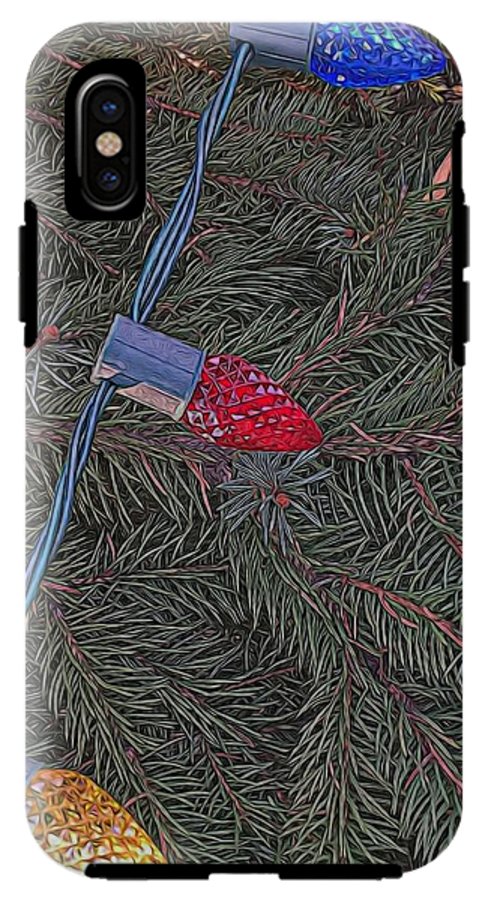 Christmas Lights On The Tree - Phone Case