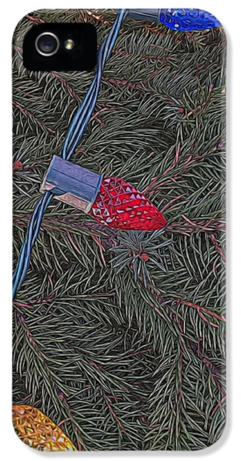 Christmas Lights On The Tree - Phone Case