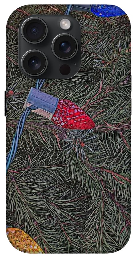 Christmas Lights On The Tree - Phone Case