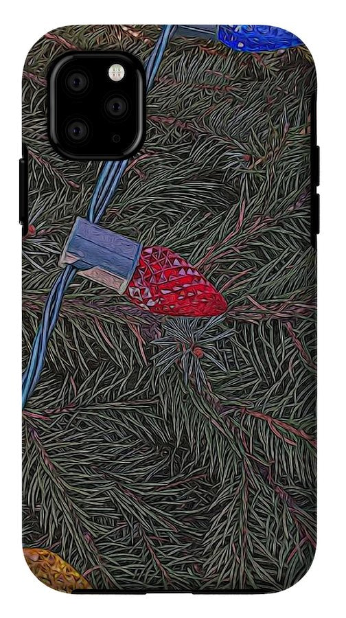 Christmas Lights On The Tree - Phone Case