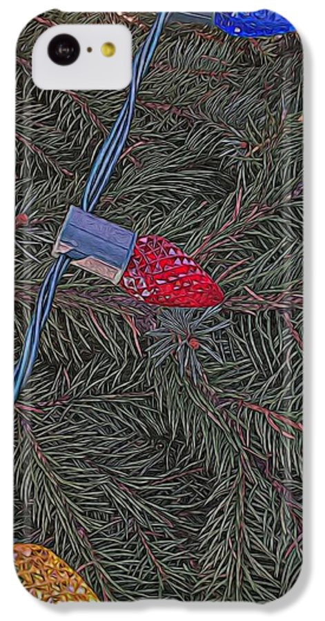 Christmas Lights On The Tree - Phone Case