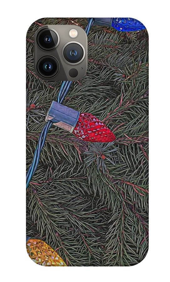 Christmas Lights On The Tree - Phone Case