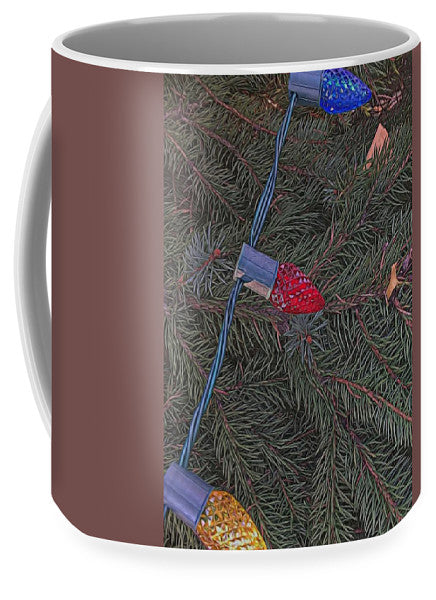 Christmas Lights On The Tree - Mug