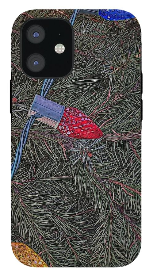 Christmas Lights On The Tree - Phone Case