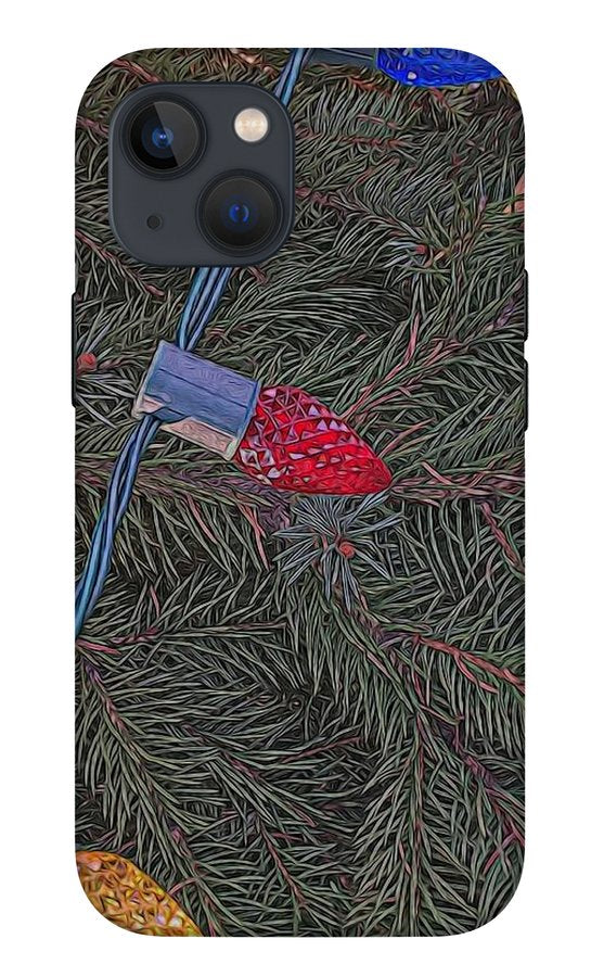 Christmas Lights On The Tree - Phone Case