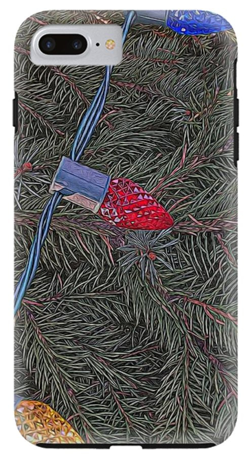 Christmas Lights On The Tree - Phone Case