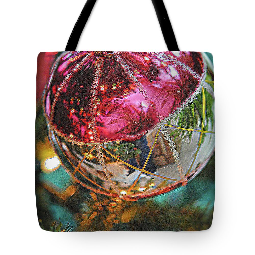Christmas Pink and Silver Decorations - Tote Bag