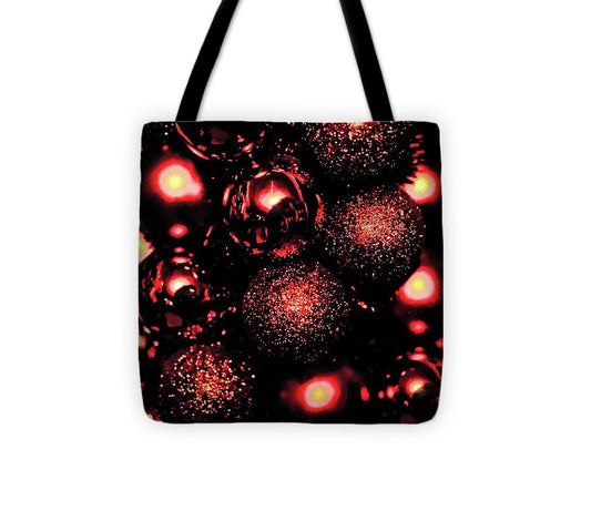 Christmas Red Spheres - Tote Bag