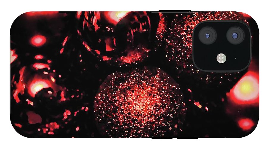 Christmas Red Spheres - Phone Case