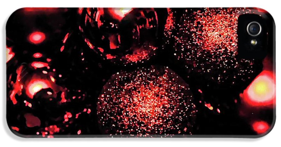Christmas Red Spheres - Phone Case