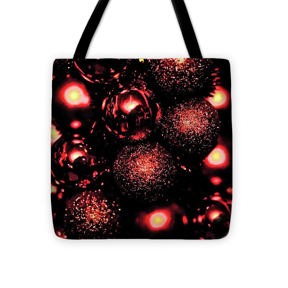 Christmas Red Spheres - Tote Bag