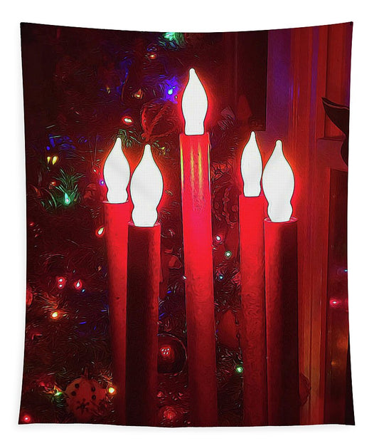Christmas Tree Candlelight - Tapestry