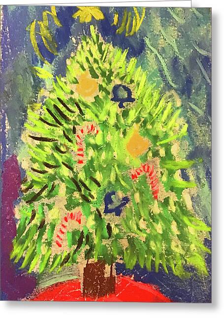 Christmas Tree Pastel - Greeting Card