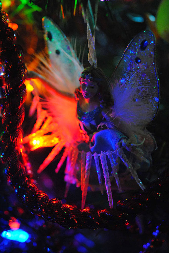 Christmas Lights Angel Digital Image Download