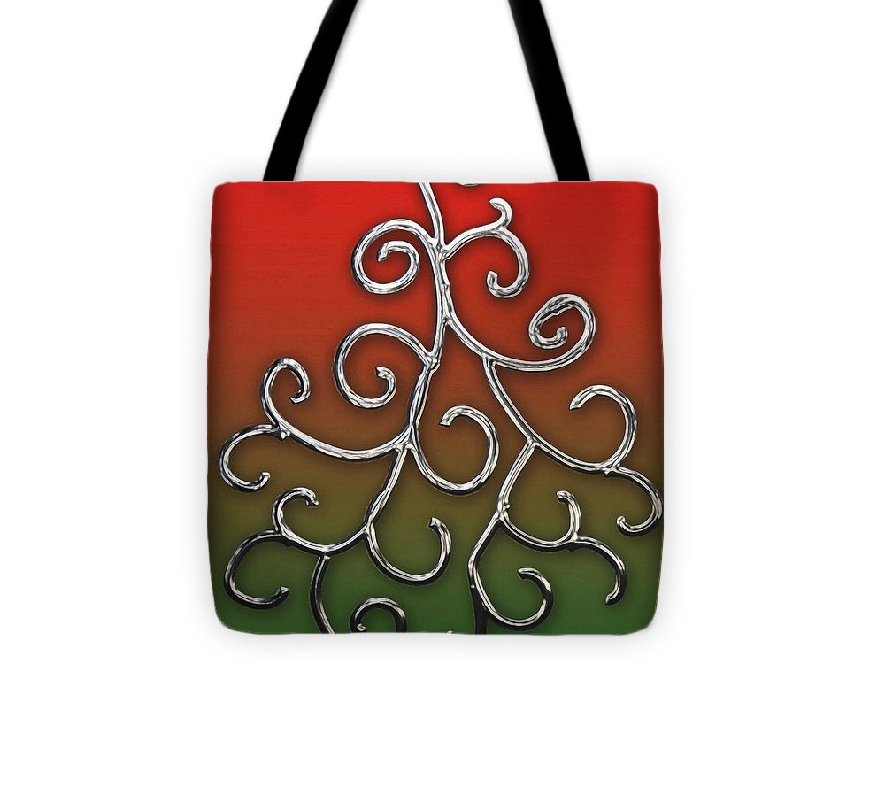 Chrome Christmas Tree - Tote Bag