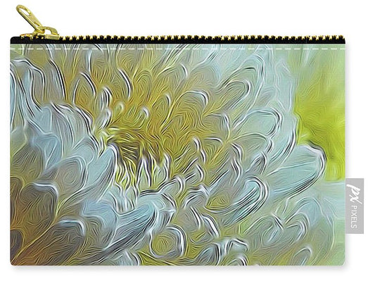 Chrysanthemums in White Light - Carry-All Pouch