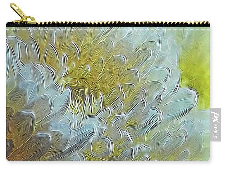 Chrysanthemums in White Light - Carry-All Pouch