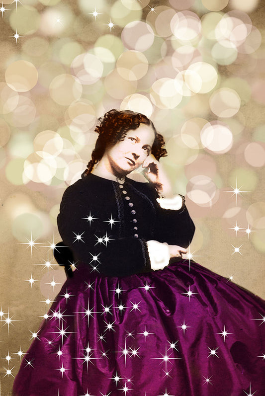 Civil War Woman In Purple Digital Image Download