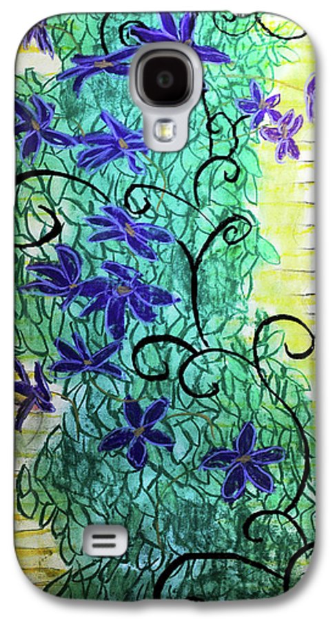 Climbing Purple Vines - Phone Case