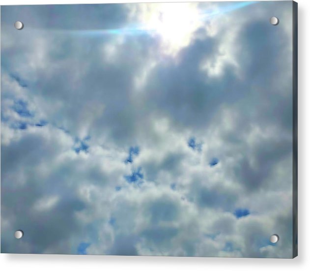 Clouds Above a Park - Acrylic Print