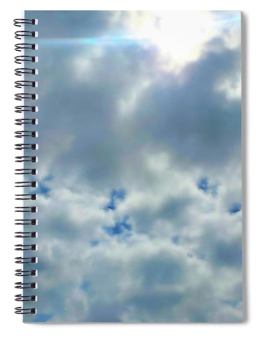 Clouds Above a Park - Spiral Notebook