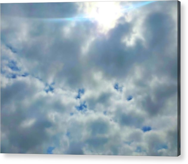 Clouds Above a Park - Acrylic Print