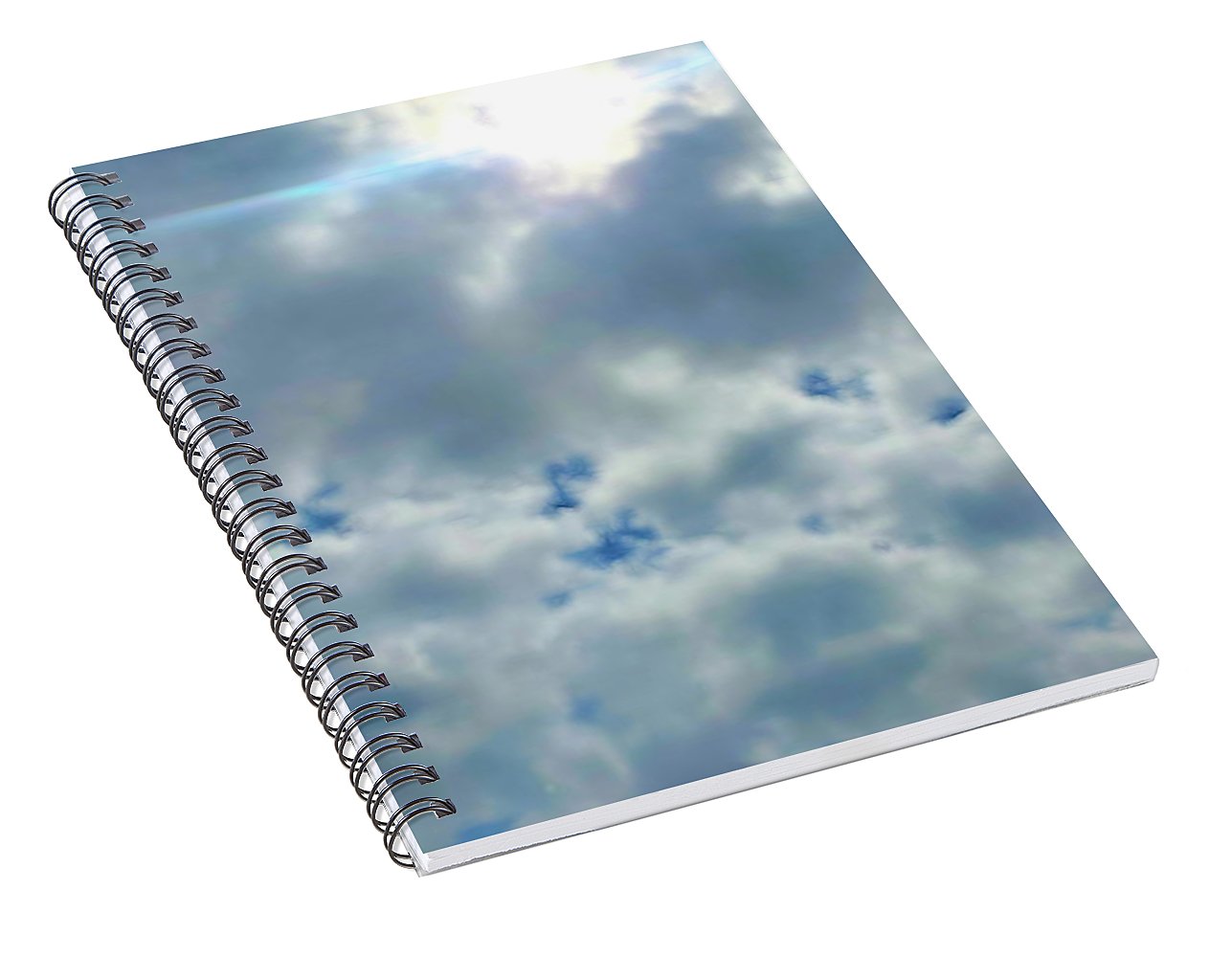 Clouds Above a Park - Spiral Notebook