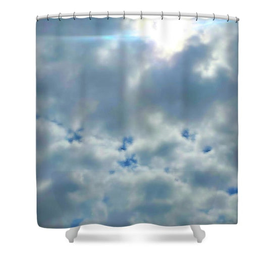 Clouds Above a Park - Shower Curtain