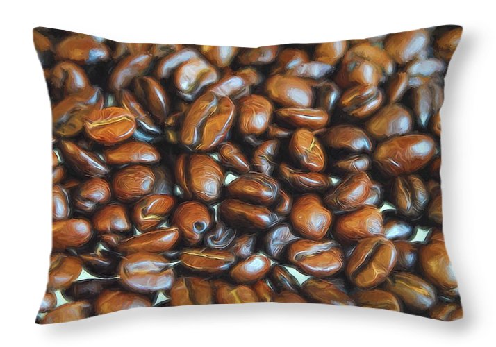 Coffee Beans - Throw Pillow