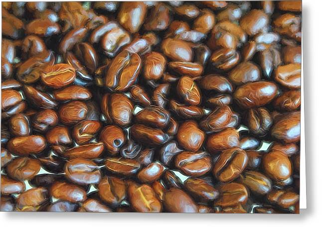 Coffee Beans - Greeting Card