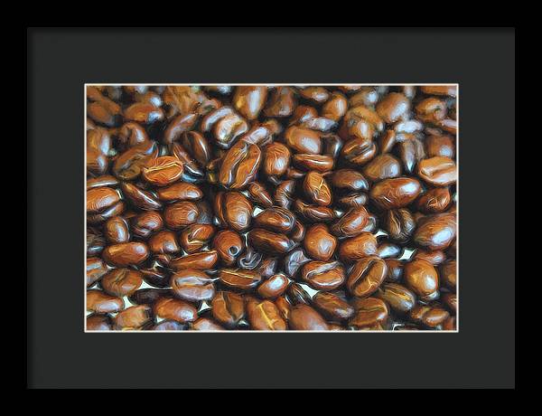Coffee Beans - Framed Print