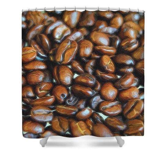 Coffee Beans - Shower Curtain