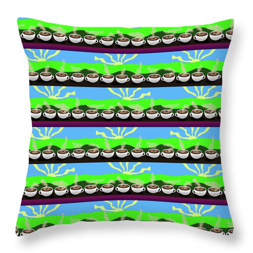 Coffee Morning - Throw Pillow