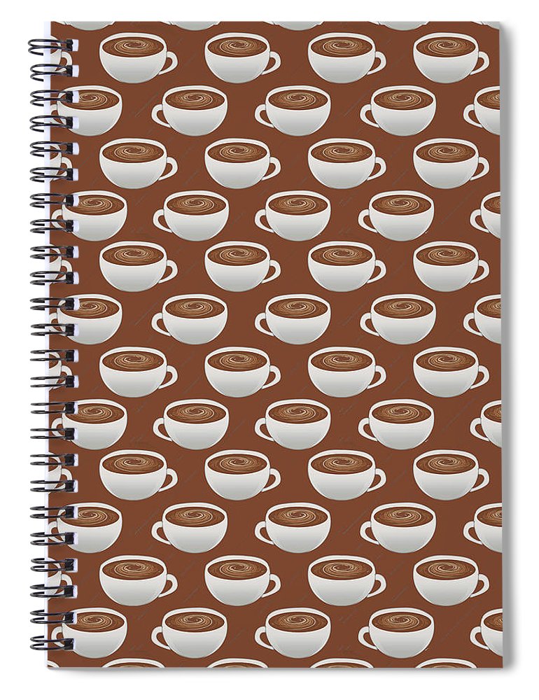 Coffee on Coffee - Spiral Notebook