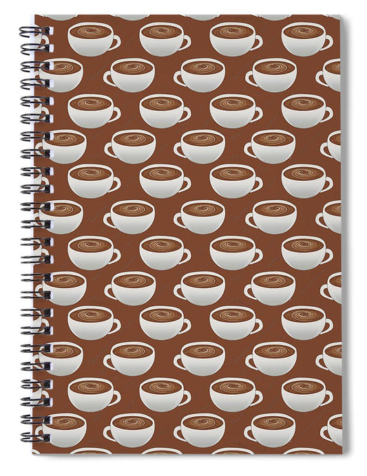 Coffee on Coffee - Spiral Notebook