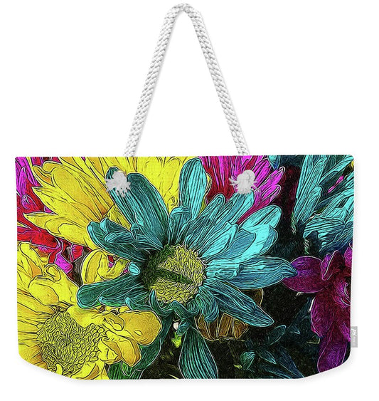 Colorful Daisies - Weekender Tote Bag