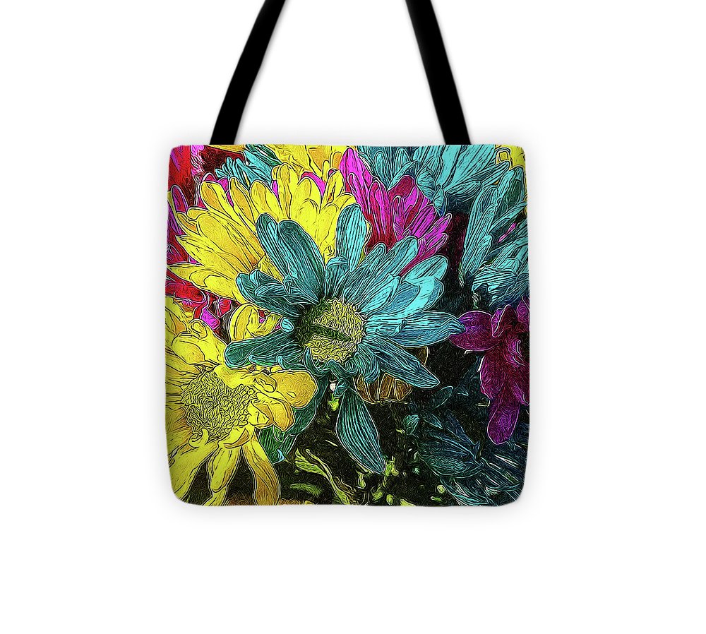 Colorful Daisies - Tote Bag