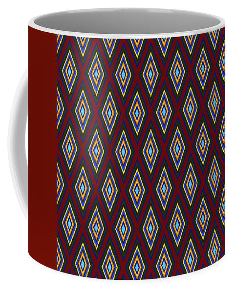 Colorful Diamonds Pattern Variation 1 - Mug