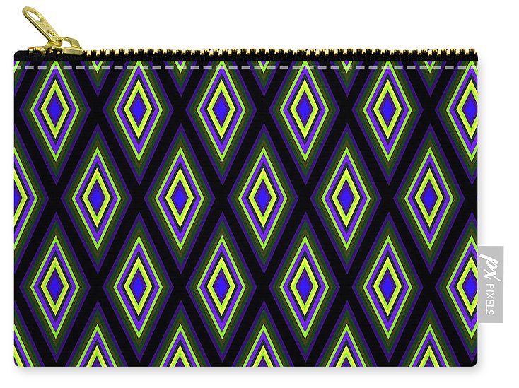 Colorful Diamonds Variation 2 - Carry-All Pouch