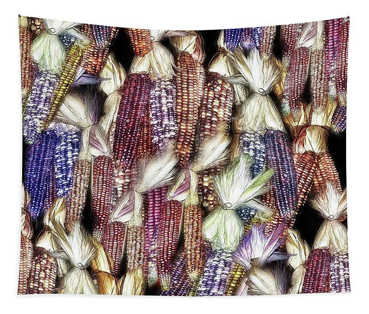 Colorful Fall Corn - Tapestry