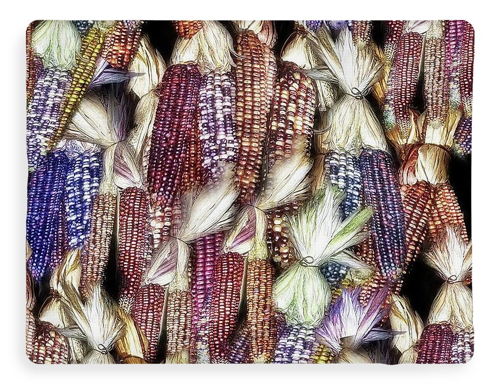 Colorful Fall Corn - Blanket