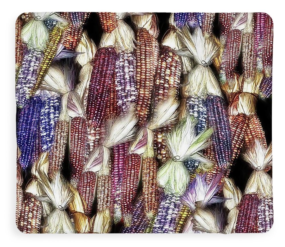 Colorful Fall Corn - Blanket