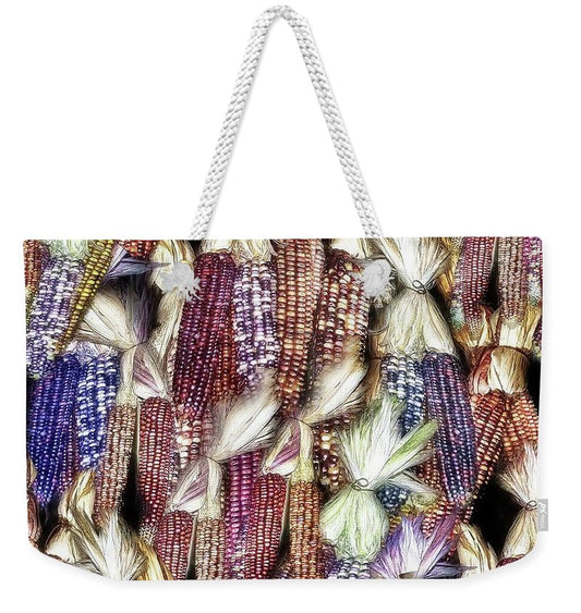 Colorful Fall Corn - Weekender Tote Bag