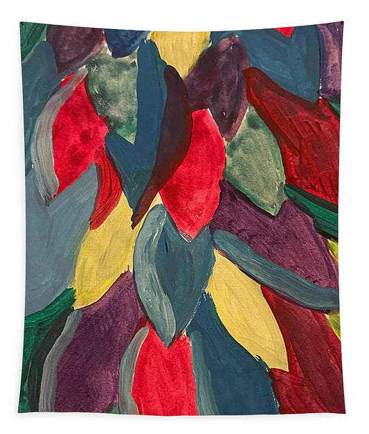Colorful Leaves Watercolor - Tapestry