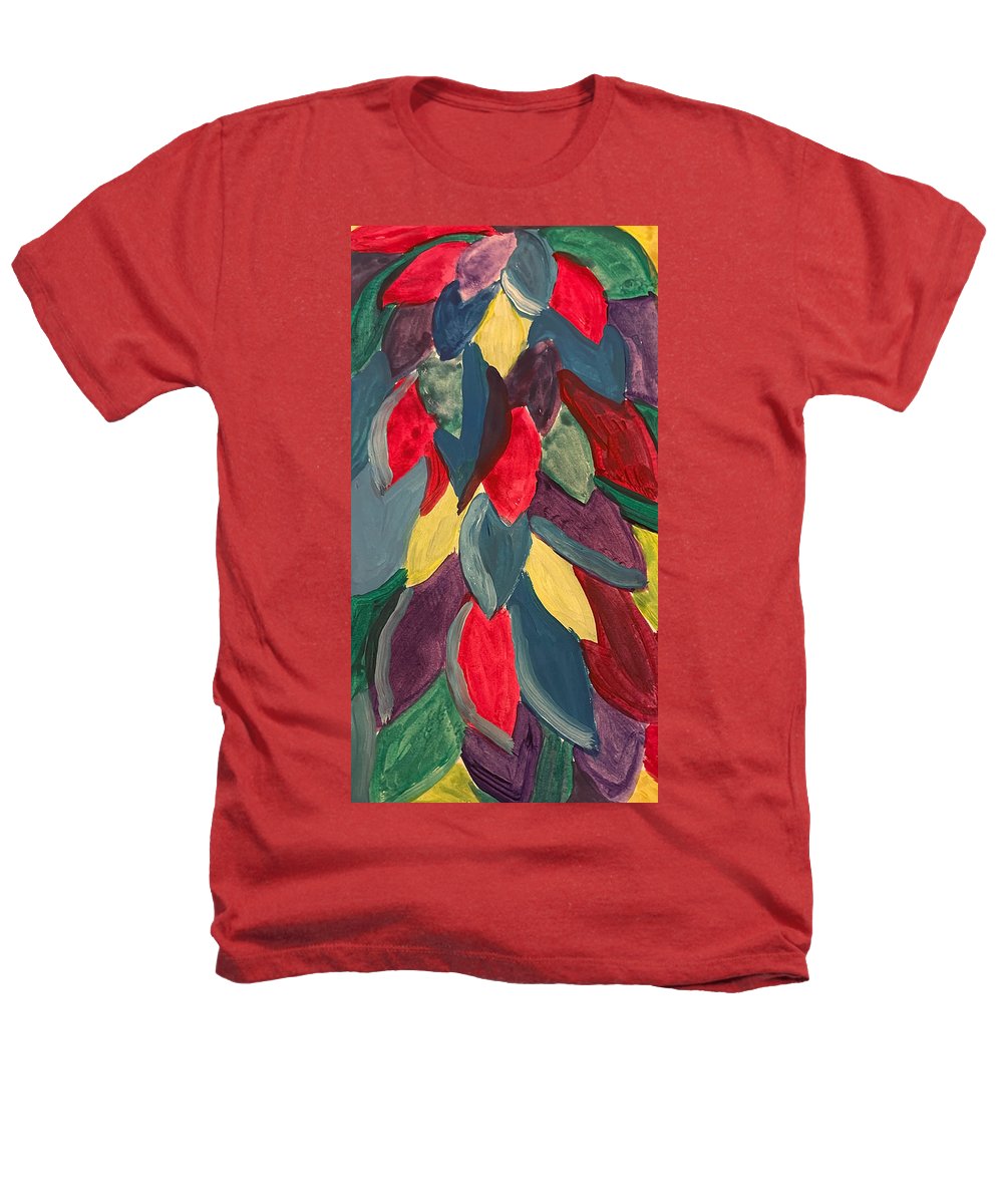 Colorful Leaves Watercolor - Heathers T-Shirt