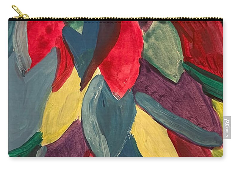 Colorful Leaves Watercolor - Carry-All Pouch