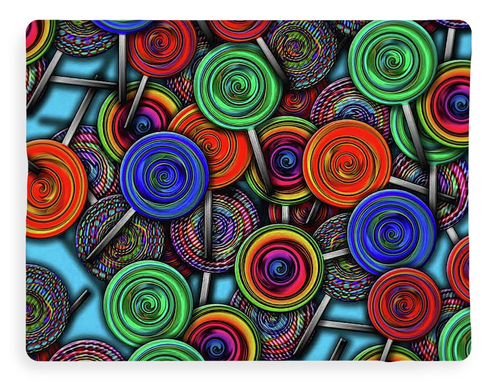 Colorful Lolipops - Blanket