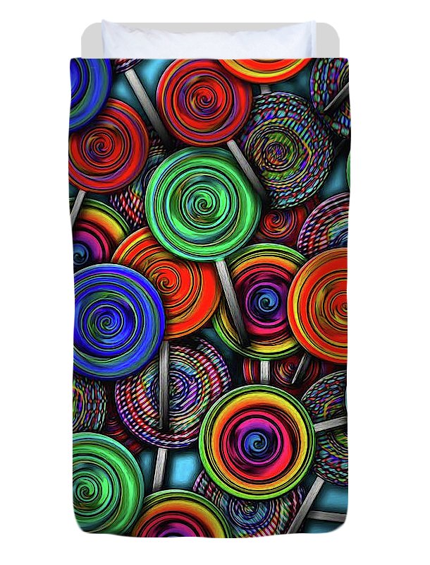 Colorful Lolipops - Duvet Cover